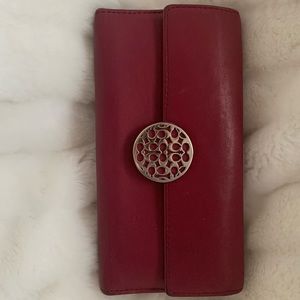 Coach Leather Tri-Fold Wallet